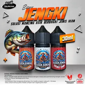 Essen Jengki Tsurikami 30ml Aroma Harum Pancing Mancing Untuk Media Umpan Lumut Cacing dan Pelet Semua Jenis Ikan