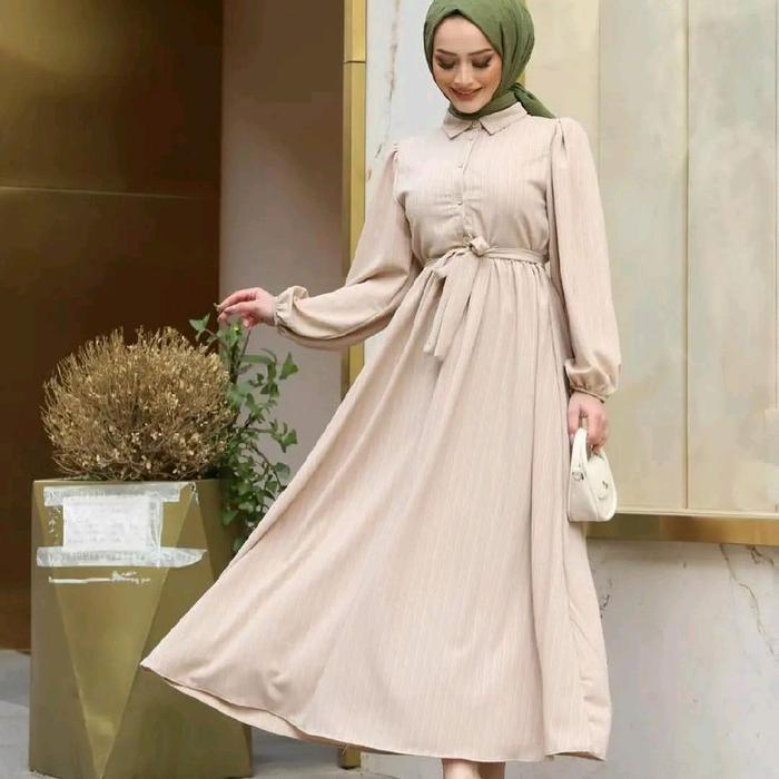 midi dress muslimah Lyra modest