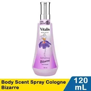 VITALIS FARFUM REFRESHING BIZARRE TAHAN LAMA 8 JAM UKURAN 120 & 60 ML PARFUM SEGAR DAN UNIK