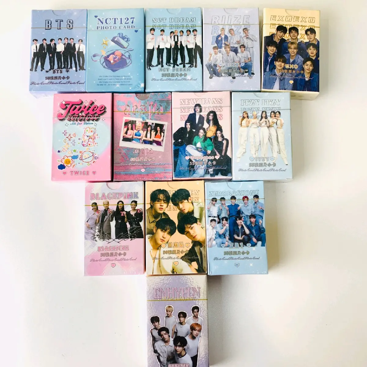 Photocard K-pop isi 50pcs