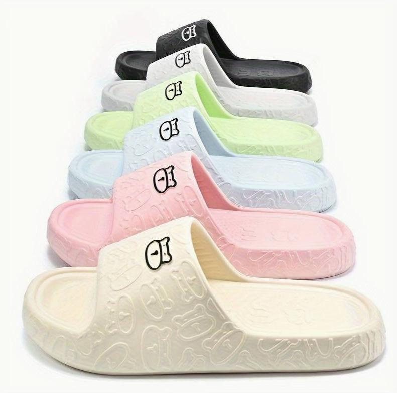 Dép Đi Trong Phòng Tắm, Hàng Mới Về, Cao Su Mềm Dễ Thương, Nhanh Khô, Dép Đi Trong Nhà, Unisex, Dép Trượt, Giày Dép, Giày Đi Bộ, Giày Bé Trai, Thoải Mái, Trọng Lượng, Dép Tông Chiến Thuật, Thích Hợp Cho Dancing Fasciitis Slipper DéP Caro 1