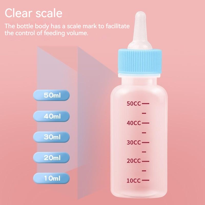 Product Introduction of Pet Feeding Milk Bottle Kitten Puppy Young Rabbit Nursing Water Milk Bottle Set 14