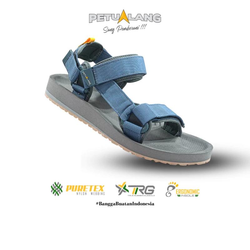 SENDAL Petualang Bunaken - Sandal Gunung/Hiking Slide Pria Wanita Petualang 4