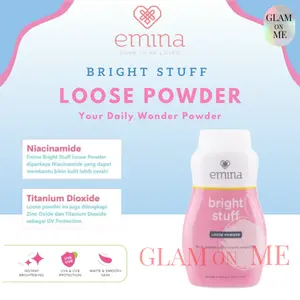 Emina Bright Stuff Loose Powder 55g | Bedak Tabur Ringan untuk Tampilan Cerah dan Natural!