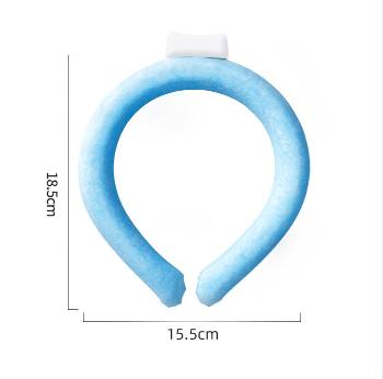 Product Introduction of Summer Outdoor Work Heatstroke Prevention And Cooling Artifact Ice Cooling Neck Ring Ice Pad Ice Pillow Heatstroke Relief Ring Neck Hanging Sports Ring(C56) 16