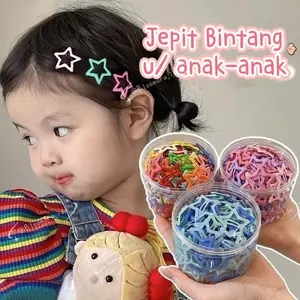 Jepit Bintang 1 Pack Warna-warni Clips untuk Gaya Rambut Anda - Produk dengan Nama Jepit Bintang 1 Pack dan Warna-warni Clips