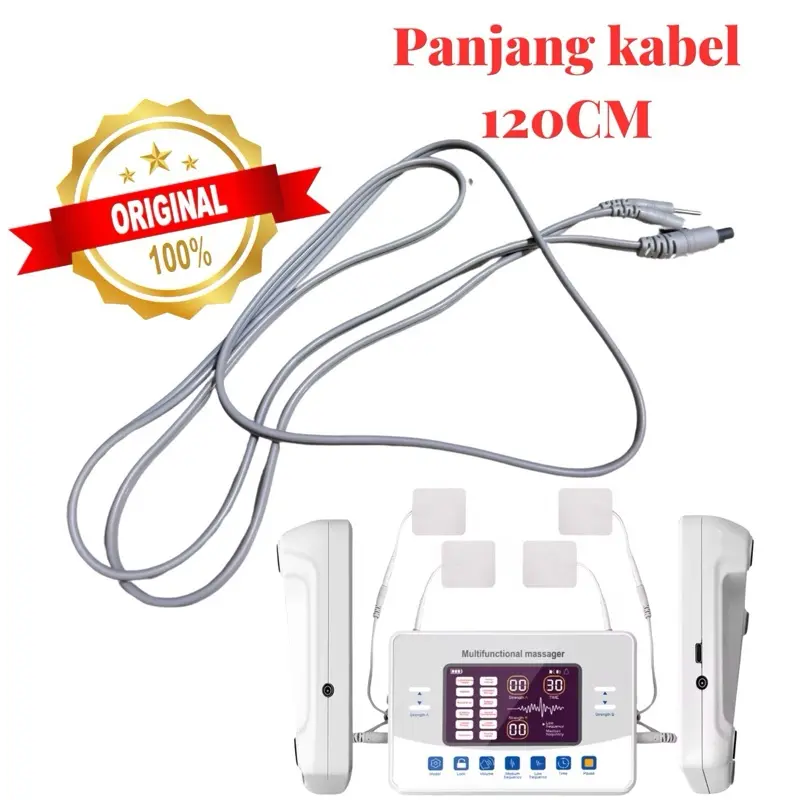 Kabel Pad Alat TENS EMS  Elektrik Terapi panjang 120CM orginal Therapy Punggung 2