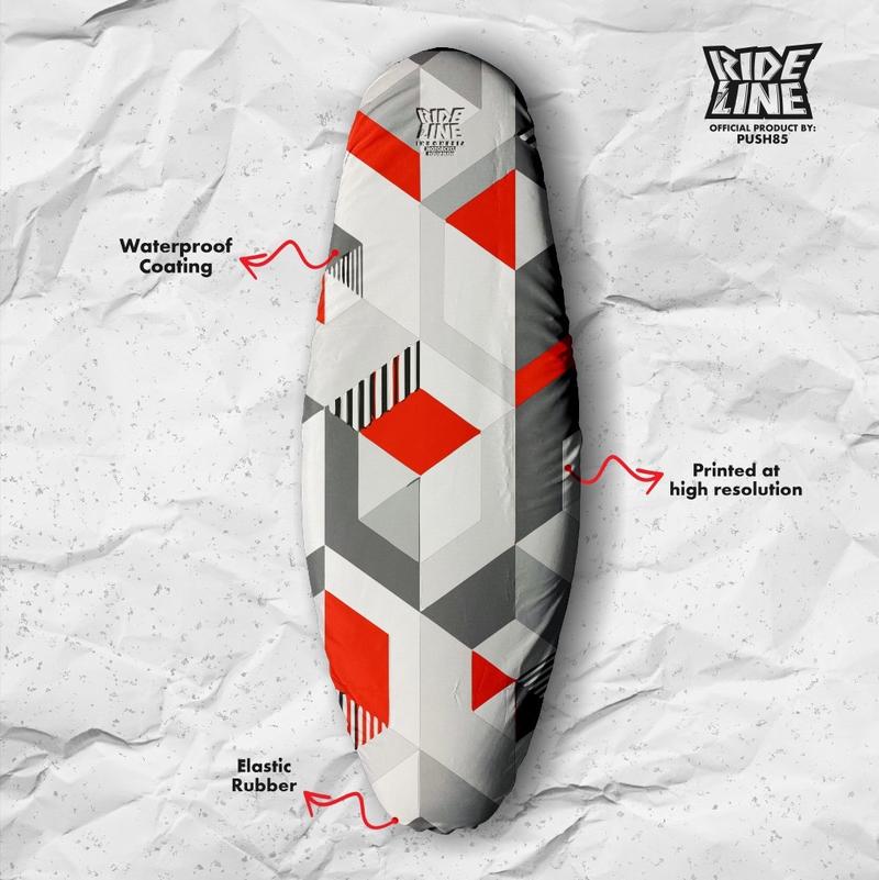 Product Introduction of Rideline abstrak seat cover - sarung jok motor full print 4