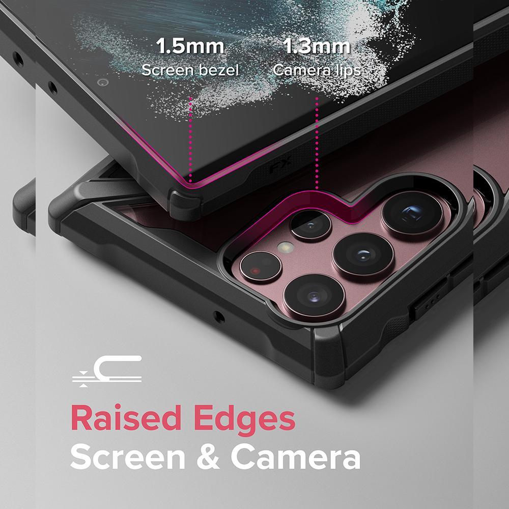 Case Samsung Galaxy S22 Ultra / Plus Ringke Fusion X Anti Crack Casing