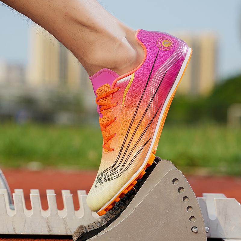 Product Introduction of MB-Sneakers Sukan Lompat Tinggi Baru Lelaki Wanita Larian Larian Ringan Perlawanan Olahraga Spike Kasut Profesional Sukan Lompat Tinggi Outdoor Shoes Sepatu Women pace  team 38