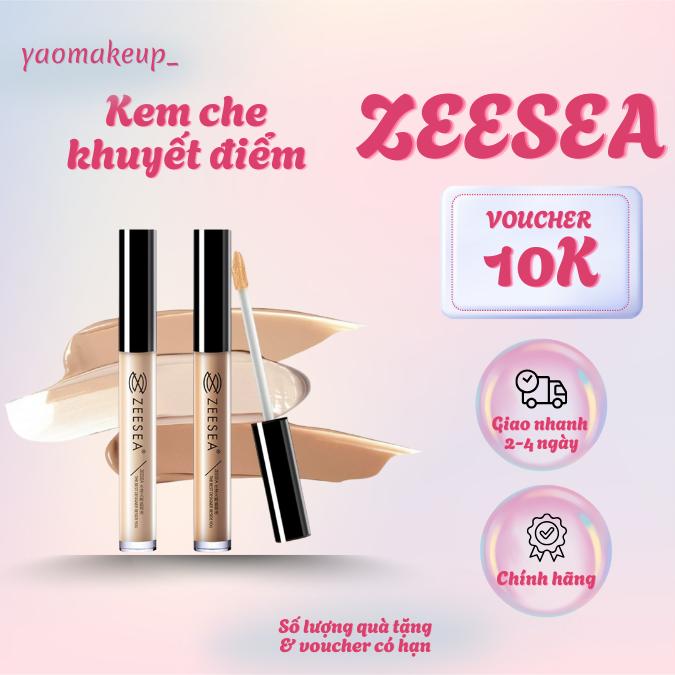  ZEESEA Kem Nền Che Khuyết Điểm Dạng Lỏng Chống Thấm Nước Lâu Trôi Trọng Lượng 3g Cosmetic Mỹ Phẩm Nữ Women Trang Điểm Zeesea Cosmetics 