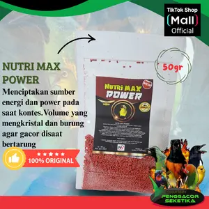 Voer mini merah pakan pleci Nutrimaxx mini merah Power Voer Pleci Suplemen Penggacor Burung seketika Vitamin suplemen burung berkicau