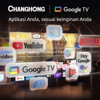 Gambar Changhong 75 Inch 4K UHD Google Smart Digital LED TV-Google Assistant-UHD-Wifi (Model: U75F8T Pro) dari Changhong Official Indonesia Kab. Tangerang 3 Tokopedia