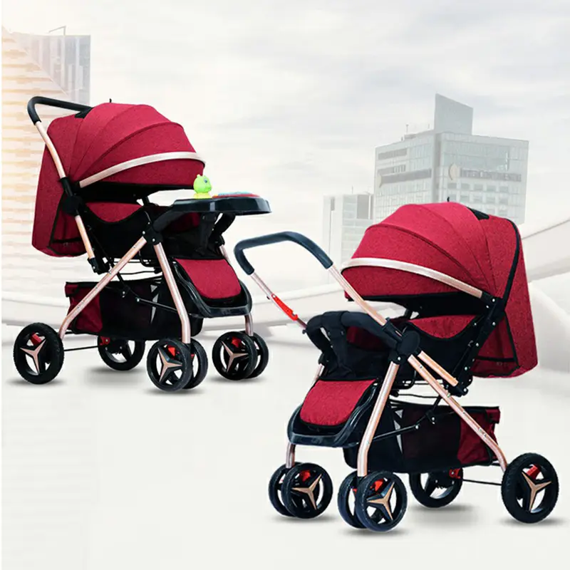 【 Pengiriman terjamin aman】 Stroller Baby Kereta Dorong Bayi Lipat Traveling Bisa Newborn 2