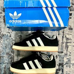 adidas gazelle silver green womens Adidas Campus 00s Core Black (Kids) (HQ6638)