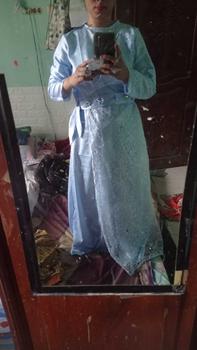 Product Review of Kinan Gaun Lebaran 2025 Gamis Brukat Dress Pesta Wanita Kondangan Muslim Remaja Bridesmaid Gaun Seragaman Dewasa Mewah Muslimah Simple Midi from N**a 0
