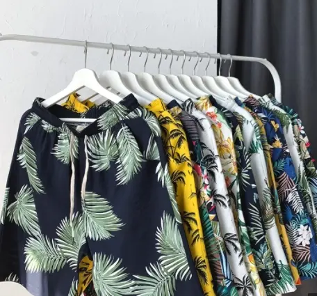 There are various styles and random patterns of casual beach pants. Shorts blind box seluar  jorts shorts Fashion Menswear  Trouser Man Outfit Tropical Stylish