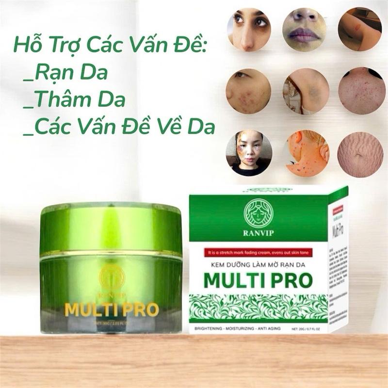 Kem rạn da Multi Pro 20G- Hỗ trợ ngăn ngừa & giảm rạn da mờ sẹo săn chắc trắng mịn