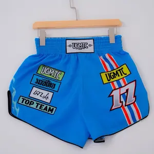 Celana Muaythai Kick Boxing Blue