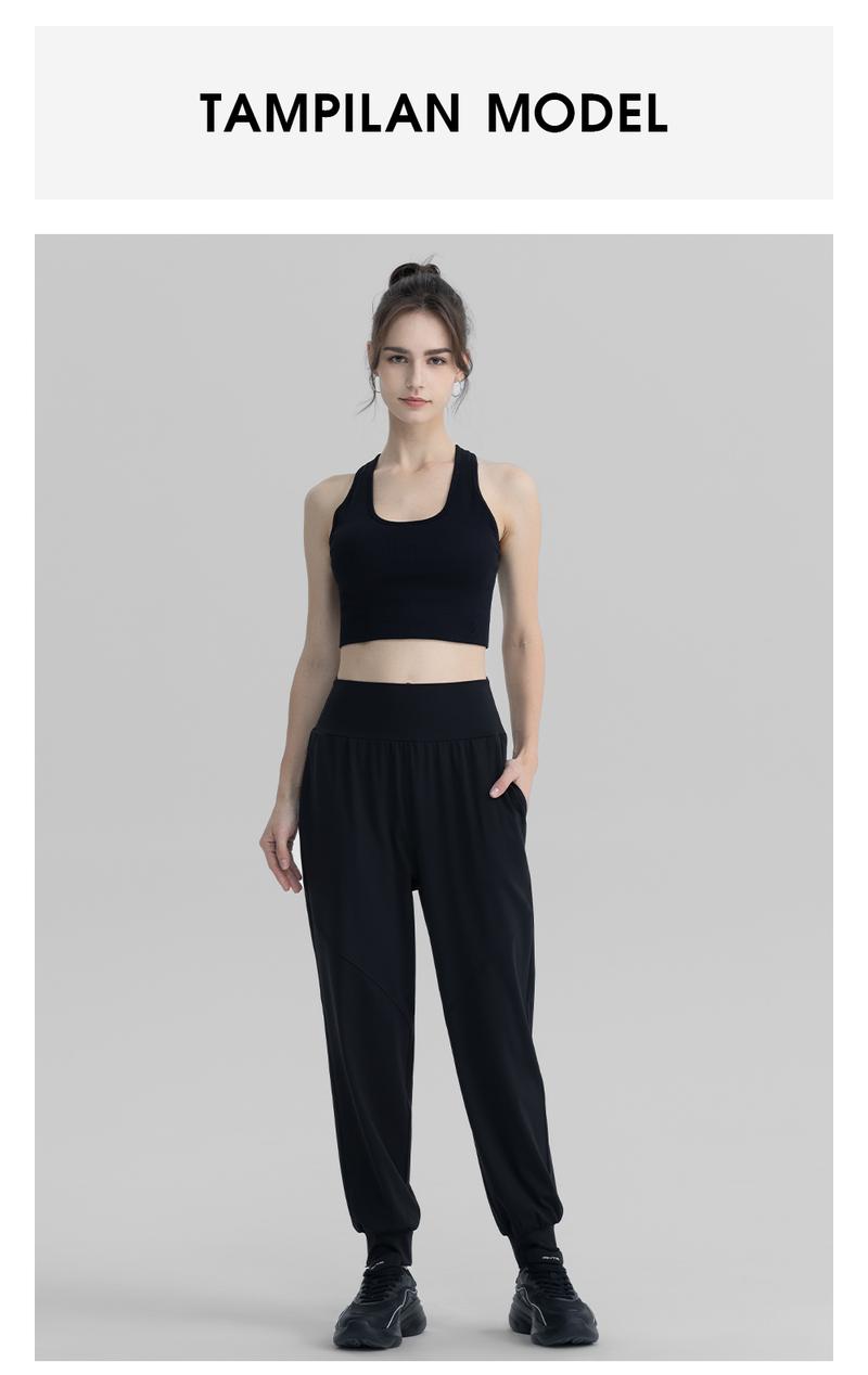 Product Introduction of Reytorrm Celana Jogger Pants wanita Longgar Training Sport.(CK052) 4