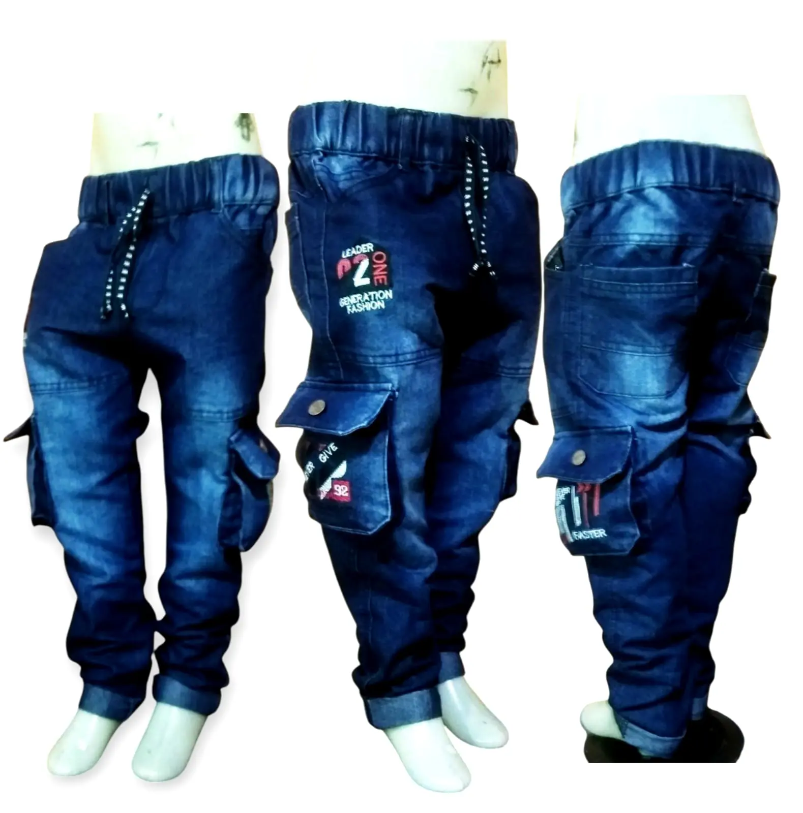 Celana Jeans Kargo Snow Anak Laki-laki 3-15 Tahun Vanfan Fashion - Kwalitas Impor Harga Termurah