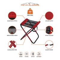 Gambar Dhaulagiri - Kursi Lipat Portable - Folding Chair 109 XL - Kursi Lipat Minimalis Untuk Camping dan Memancing - Red dari Dhaulagiri Official Store Kota Administrasi Jakarta Utara 5 Tokopedia