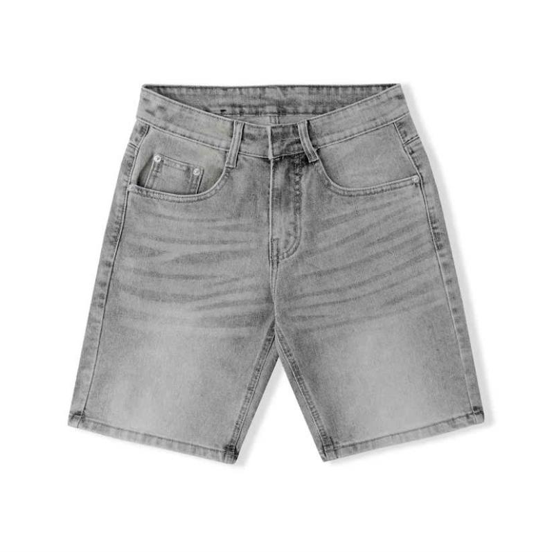 [COMBO 2C] Quần short jean co giãn xám khói thời trang Nam Menswear Cotton thông thường đề xuất l [52-75kg]] quannam giare quanjean nam Pants