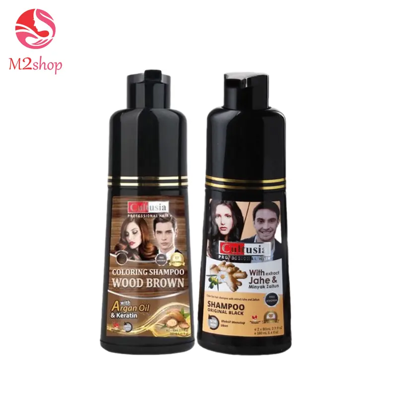 Shampoo Cultusia Shampo Original Black & Brown 160 ML 0