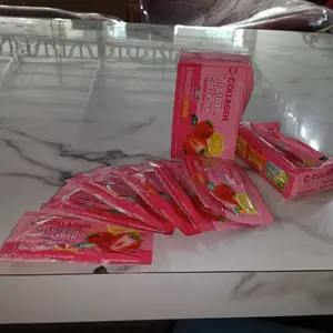 C+Collagen - Minuman Collagen Tripeptide 500mg + Vit C 1000mg untuk Kesehatan Kulit dan Imunitas