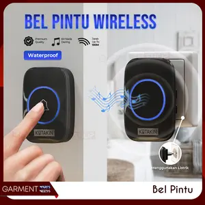 Bel Pintu 1 Set Listrik Bel Rumah dan Warung Toko Madura Jajan Bel Kantor Office Merek KOTAKIN