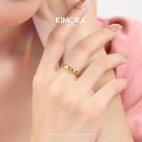 Gambar Kimora - Cincin Titanium Wanita Mindy Shine Shining Elegan  Cnt119 - CNG06T119 - GOLD 6 dari Kimora Jewelry Kota Denpasar 3 Tokopedia