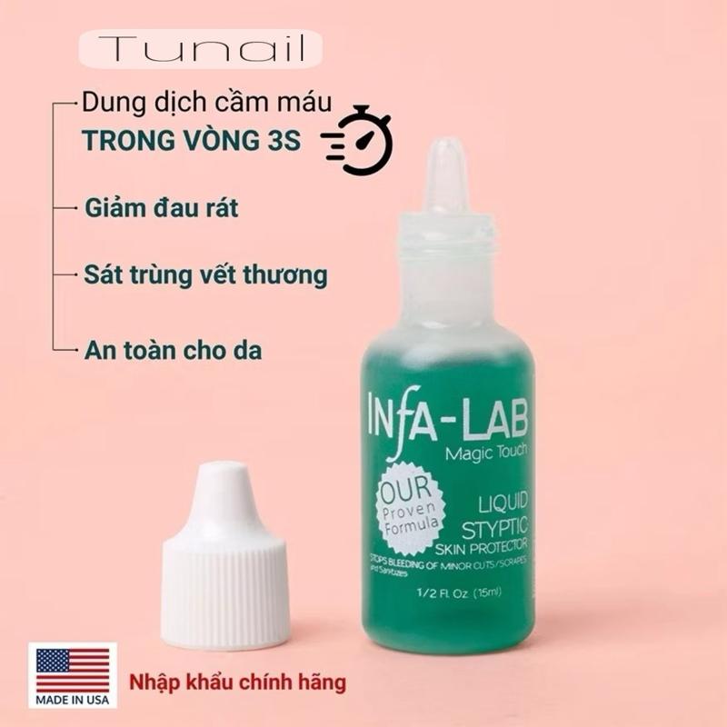Dung dịch cầm máu giảm đau rát tức thì ngành Nail chính hãnġ USA TÚ NAIL