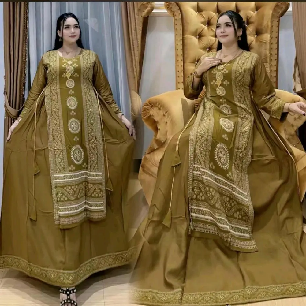 gamis hindi bordir anarlidah anjeli gamis hindi bordir anarlidah anjeli