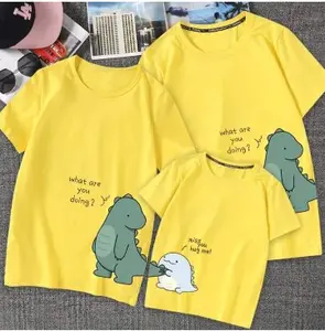 Kaos Couple Keluarga Dino Family Papa Mama Kakak Adek Baju Coupel Pasangan Keluarga ayah ibu anak