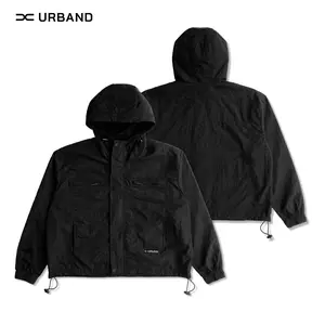URBAND Jaket UV Pria Wanita Parasut Crinkle Hoodie Anti UV Anti Angin Premium