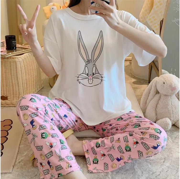 SET PIYAMA CP 3MOTIF celana motif