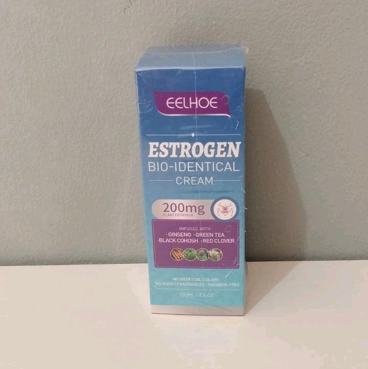 PROMO 1 PCS - Cream Krim Pereda Menopause 100 ml 100% ORIGINAL Estrogen BIO Identik Eelhoe Krim Estrogen Alis Telinga Softlens Eyeshadow Perawatan Kering Foundation Asli dan Terpercaya - Feminine - pr