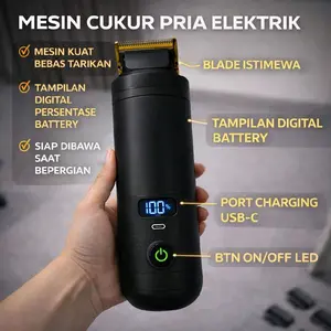 Alat Cukur Elektrik Multifungsi untuk Perawatan Pria