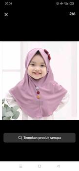 Product Review of KERUDUNG ANAK MOTIF BELLA PITTA Jilbab ANAK INSTAN TERBARU Muslim Nyaman cantik Jilbab 1-3 tahun from k**e 0
