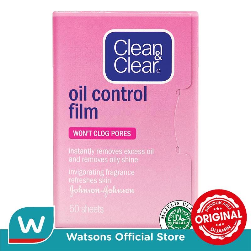 Clean & Clear Oil Control Film Pink 50S - Shop | Tokopedia