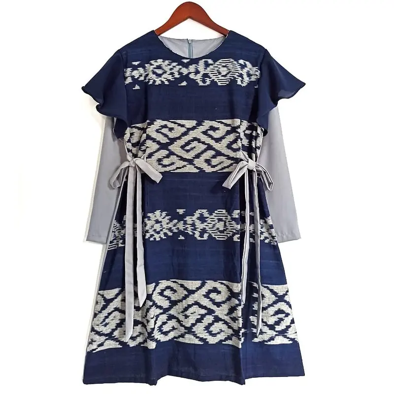 TUNIK TENUN ETHNIC,MLXLXXLXXXL Wanita 4