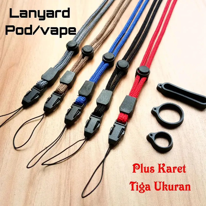 Lanyard Tali Gantungan Podz Hp Id Card Dll Plus Oring 3 Ukuran 2
