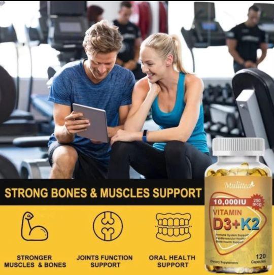 Product Introduction of Suplemen Multitea Vitamin D3 K2 10000IU Asli Untuk Tulang dan Sendi 7