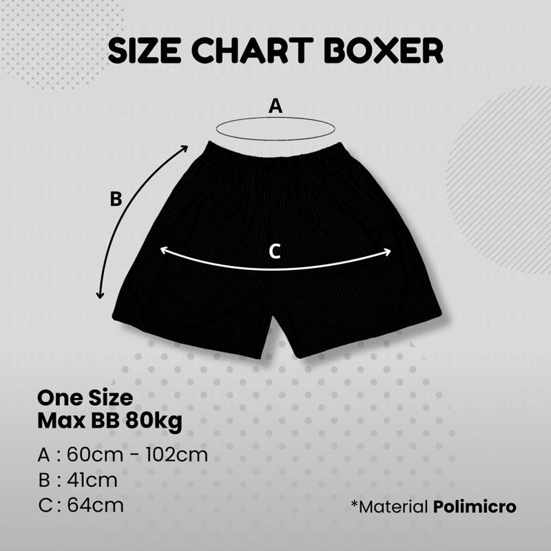 CELANA BOXER SALUR VIRAL BASIC SALUR VIRAL pria wanita celana boxer pendek Santai Dewasa