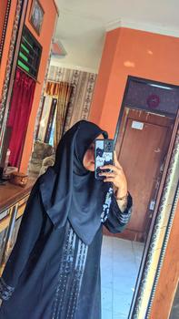 Product Review of Abaya Gamis ALKHATIB Hitam Nella Motif Jetblack Ready Wanita Muslim Grade A Ukuran S M L XL XXL gamisabaya from a**1 3