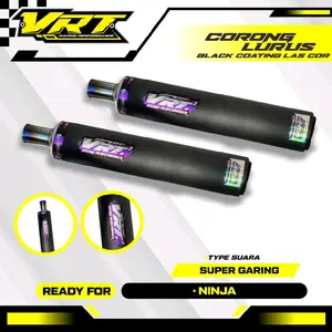 SILINCER KNALPOT NINJA R/RR/SS PODER COTINH CORONG LURUS ORIGINAL VRT RACING PERFORMANCE