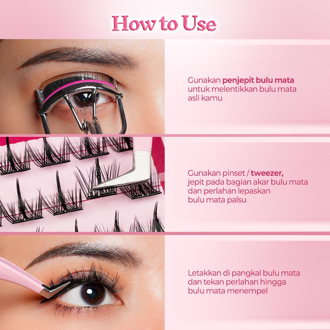 MY BEST FRIEND ( GLAM GAZE ) - CLUSTER EYELASH 10 SET BULU MATA TANPA LEM PREMIUM BULU MATA TANPA LEM LANGSUNG TEMPEL BULU MATA EYELASH EXTENSION LEM BULU MATA EYELASH BULU MATA PALSU LANGSUNG TEMPEL EYELASH TANPA LEM LANGSUNG TEMPEL BULU MATA TANPA LEM