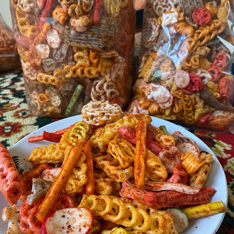 Seblak mix kering cikruh MPJ gurih cemilan Food Pedas Jajanan Snack Makanan 500 gram 2