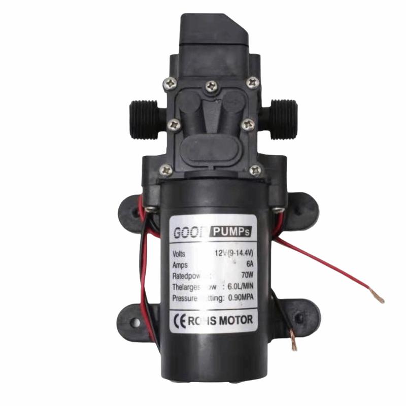 Ruoling Tools Chuyên nghiệp 12V DC Máy bơm nước màng ngăn 70W 6 lít/phút Bơm áp…