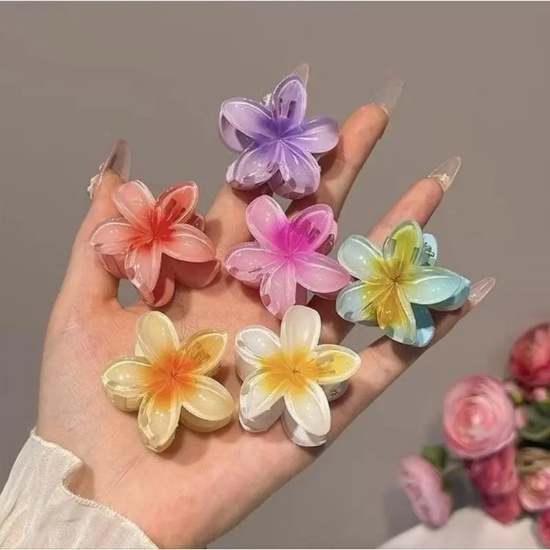Jepit Rambut Model Kamboja Bali Mini 4 Cm Jedai Flower Kecil Jepitan Poni Bunga Aksesoris Korean Style  Glossy